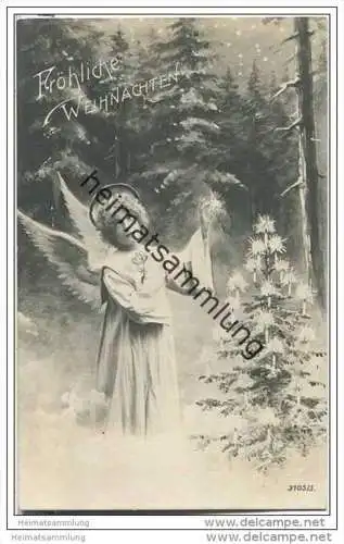 Weihnachten - Engel - Stern - Weihnachtsbaum