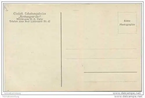 Möttlingen - Christliches Erholungsheim Rettungsarche - Foto-AK
