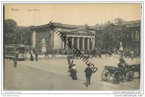 Berlin-Mitte - Neue Wache - Strassenbahn - 20er Jahre