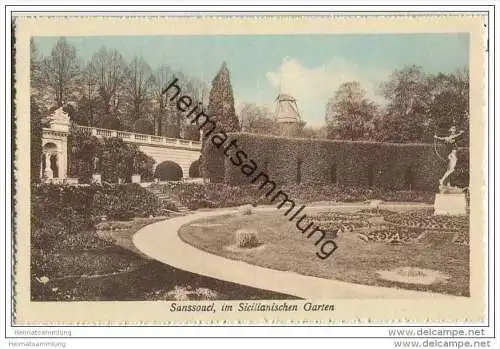 Potsdam - Sanssouci - im Sizilianischen Garten 30er Jahre