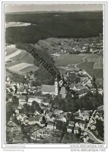 Zwiefalten - Fliegeraufnahme - Foto-AK Grossformat