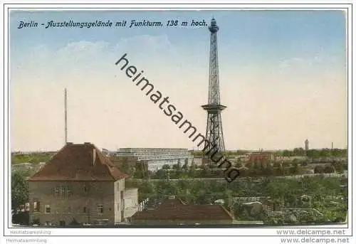 Berlin - Ausstellungsgelände mit Funkturm