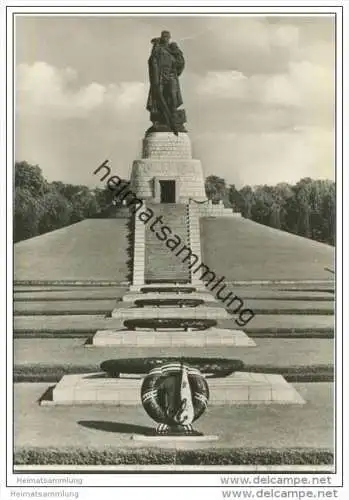 Berlin - Treptow - Sowjetisches Ehrenmal - Foto-AK Grossformat