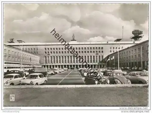 Berlin - Zentral-Flughafen - Haupteingang - Foto-AK Grossformat