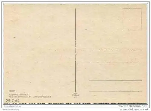 Berlin - Tempelhof - Platz der Luftbrücke - AK Grossformat