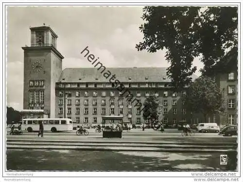 Berlin - Tempelhof - Rathaus - Foto-AK Grossformat 50er Jahre