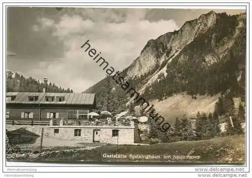 Gaststätte Spitzinghaus am Spitzingsee - Foto-AK