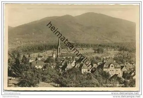 Müllheim - Gesamtansicht - Foto-AK 1939