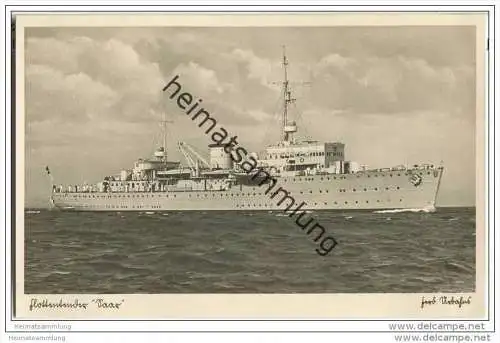 Flottentender Saar - Foto-AK 30er Jahre