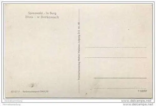 Spreewald - In Burg 1957