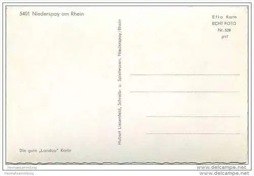 Niederspay - Gesamtansicht - Foto-AK 60er Jahre