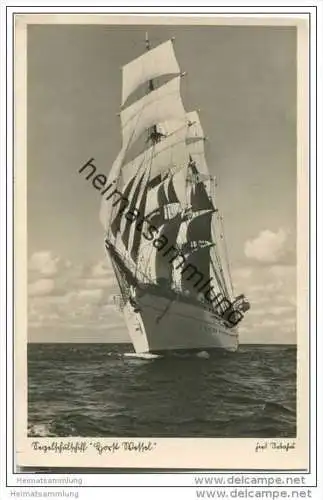 Horst Wessel - Segelschulschiff - Foto-AK 30er Jahre