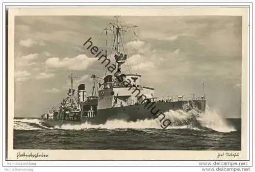 Flottenbegleiter - Foto-AK 30er Jahre