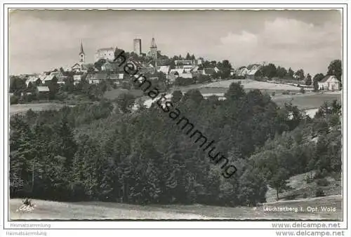 Leuchtenberg - Panorama - Foto-AK 1962