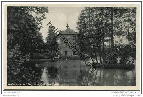 Heilbronn am Neckar - Trappensee mit Schlösschen