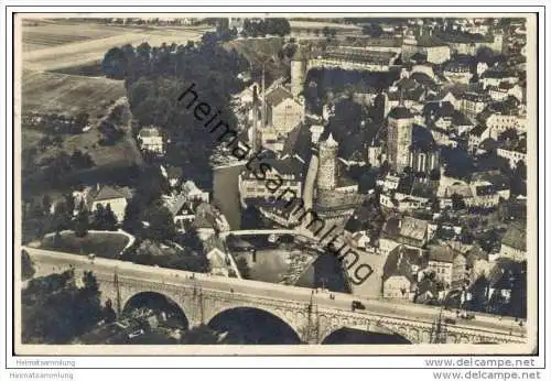 Bautzen - Flugzeugaufnahme - Junkers-Luftbild - Foto-AK