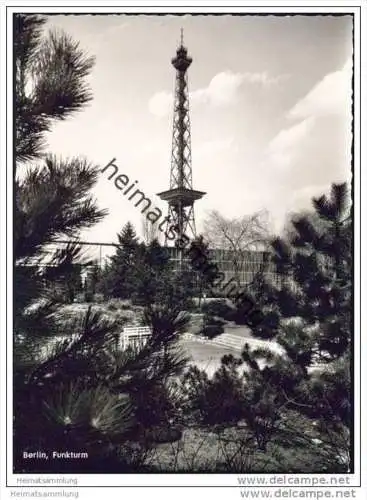 Berlin - Funkturm - Foto-AK Grossformat