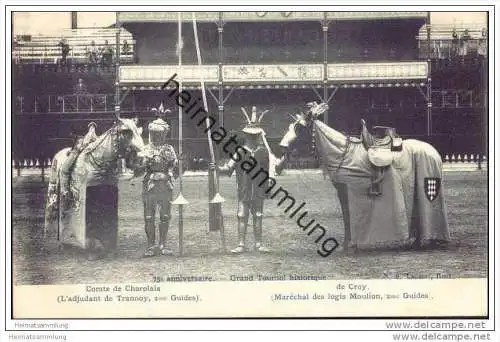 75e Anniversaire - Grand Tournoi historique - Comte de Charolais - de Croy