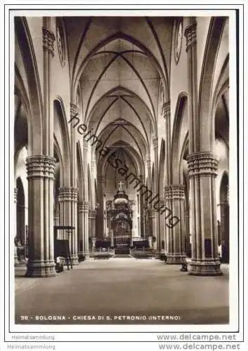 Bologna - Chiesa di S. Petronio - interno - Vera Fotografia