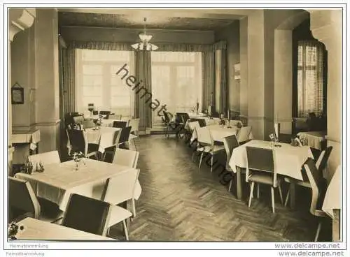 Heringsdorf - FDGB-Erholungsheim Gerhard Opitz - Speiseraum - Foto-AK Grossformat - Verlag VEB Bild und Heimat Reichenba