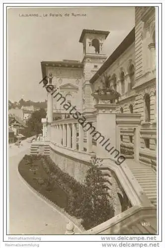 Lausanne - Le Palais de Rumine - Foto-AK 20er Jahre