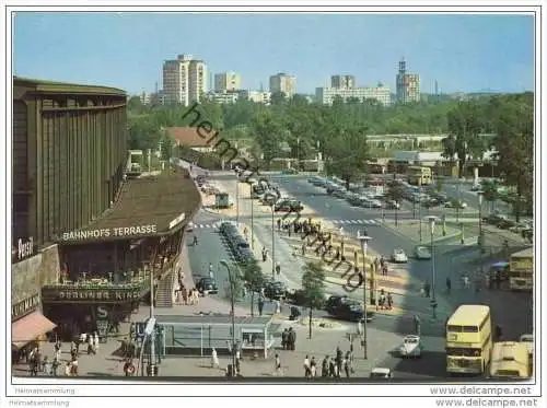 Berlin-Charlottenburg - Bahnhof Zoo mit Hansaviertel - Foto-AK Grossformat 60er Jahre