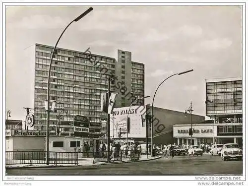 Berlin-Charlottenburg - Hochhaus am Zoo - Zoopalast - Foto-AK Grossformat 50er Jahre