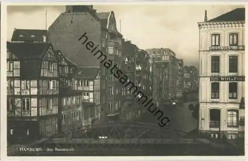 Hamburg - Am Baumwall - Foto-Ansichtskarte 20er Jahre