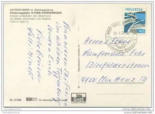 Chäserruggbahn - Iltios-Chäserrugg