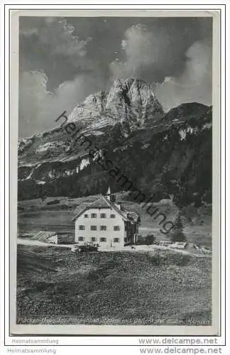 Plöcken-Haus am Plöckenpass mit Cellonkofel - Feldpost 1943