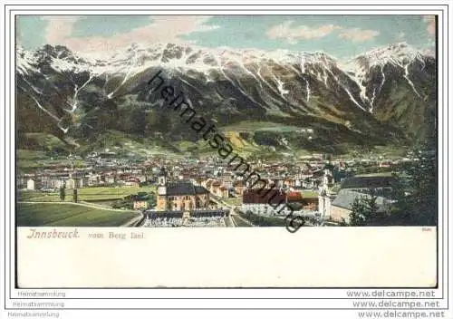 Innsbruck vom Berg Isel