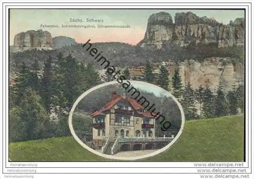 Falkenstein - Schrammsteingebiet - Schrammsteinbaude