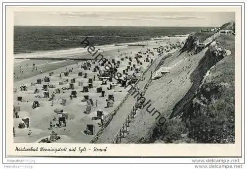 Wenningstedt auf Sylt - Strand - Foto-AK