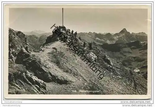 Nebelhorngipfel - Blick gegen Zugspitze und Hochvogel