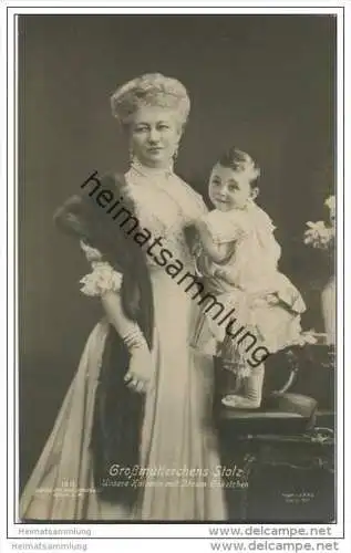 Preussen - Grossmütterchens Stolz - Unsere Kaiserin mit ihrem Enkel 1907