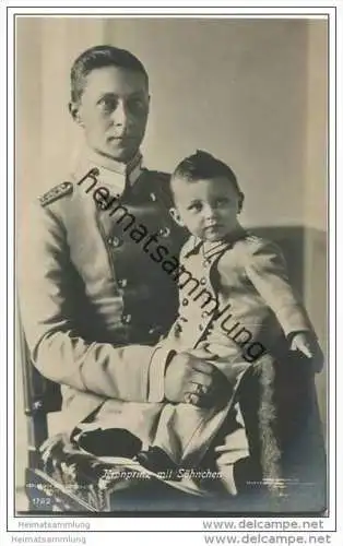 Preussen - Kronprinz mit Söhnchen 1907