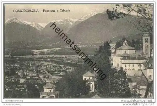 Domodossola - Panorama e Calvario - 20er Jahre