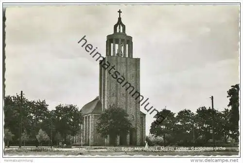 Berlin - Mariendorf  - Martin Luther Gedächtniskirche - Foto-AK