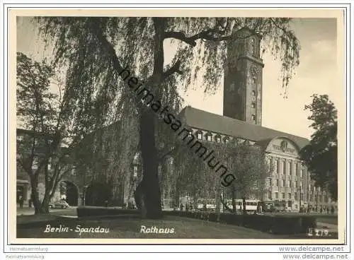 Berlin-Spandau - Rathaus - Foto-AK Grossformat 50er Jahre