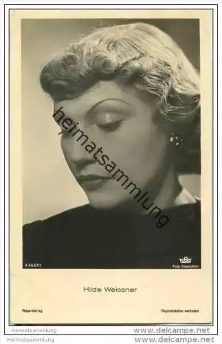 Hilde Weissner - Foto-AK A 2667/1