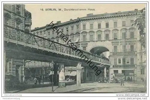 Berlin-Schöneberg - Durchbrochenes Haus ca. 1910