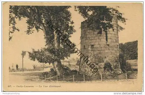 Ouchy - Lausanne - La Tour Haldimand - Verlag E. Haissly Geneve gel. 1910