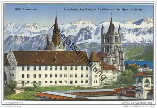 Lausanne - L&acute; ancienne Academie ca. 1920