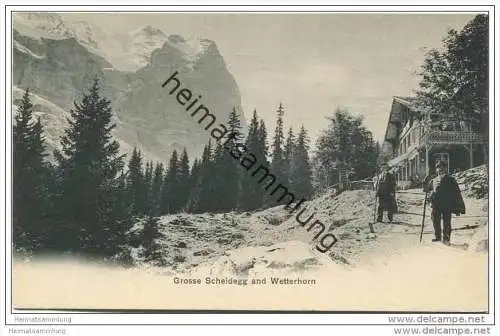 Grosse Scheidegg und Wetterhorn ca. 1905