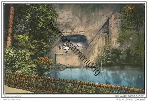 Luzern - Löwendenkmal ca. 1910
