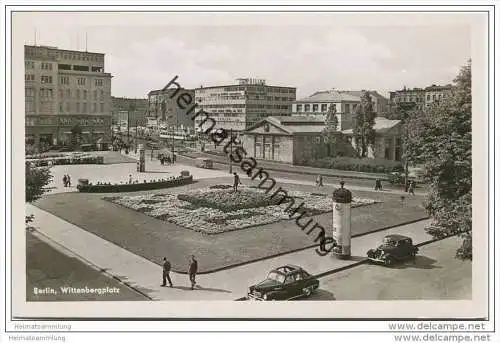 Berlin-Schöneberg - Wittenbergplatz - Foto-AK 50er Jahre