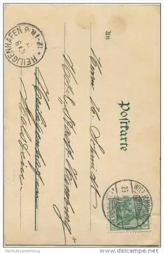 Kassel-Wilhelmshöhe - Herkules mit den Cascaden gel. 1902