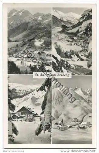 St. Anton am Arlberg - Foto-AK - Verlag Theodor Pies St. Anton gel. 1955