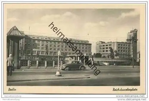 Berlin-Charlottenburg - Reichskanzlerplatz - Foto-AK 1950