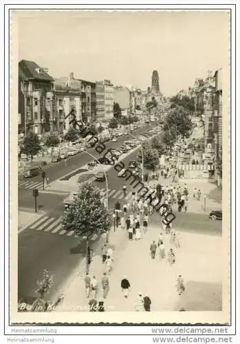 Berlin-Charlottenburg - Kurfürstendamm - Foto-AK Grossformat 1960